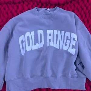 gold hinges perfect condition xs sweatshirt